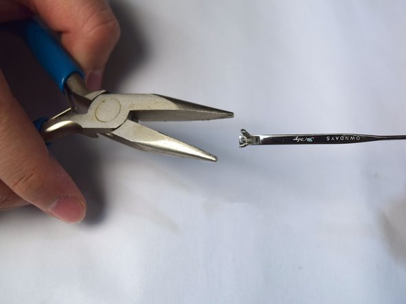 How to Repair Warped Eyeglasses Arm Joint and Replace the Screw: step 3, image 1 of 3
