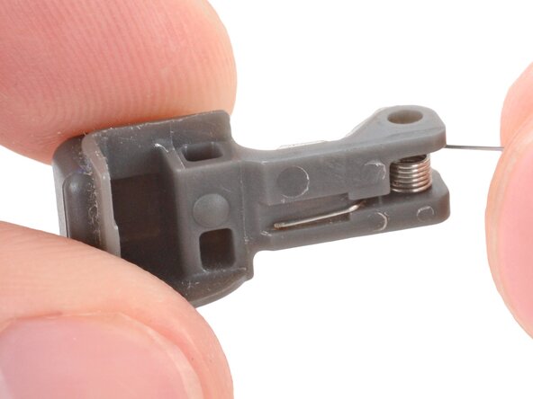 How to Install Shoulder Buttons in Your Game Boy Advance SP, Install the spring: crwdns2935265:02crwdnd2935265:03crwdnd2935265:03crwdne2935265:0