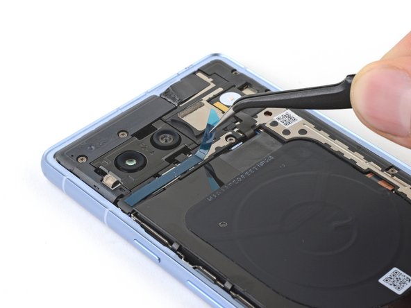 How to Apply Rear Cover Adhesive in Your Google Pixel 7a, Apply the lower rear cover adhesive: crwdns2935265:04crwdnd2935265:02crwdnd2935265:02crwdne2935265:0