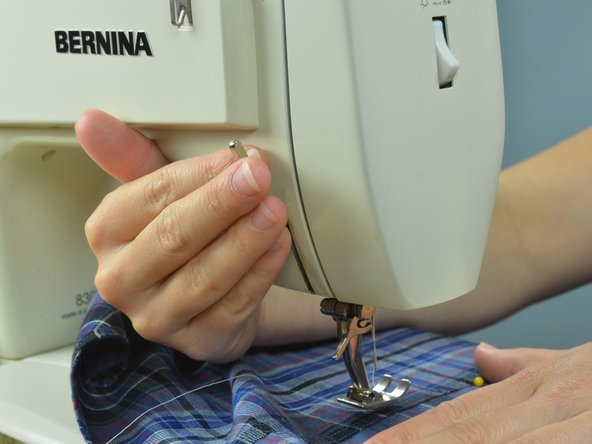 Check your alignment and make sure the two edges of your fabric line up.