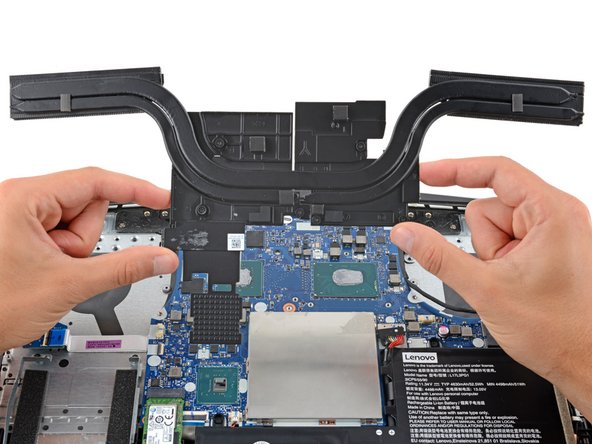 Lenovo Legion Y7000P Hinge Cover Replacement, Remove the heatsink: crwdns2935265:020crwdnd2935265:03crwdnd2935265:03crwdne2935265:0