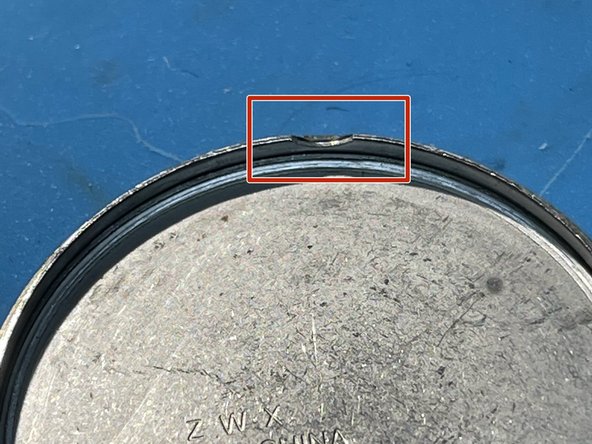 Cc quartz wristwatch Movement battery Replacement
