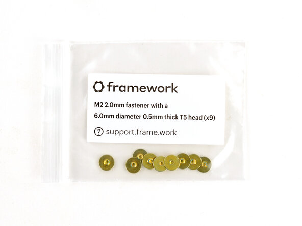 Framework Laptop 12 Fastener Guide, Antenna screws: 2 단계, 이미지 3개 중 3개
