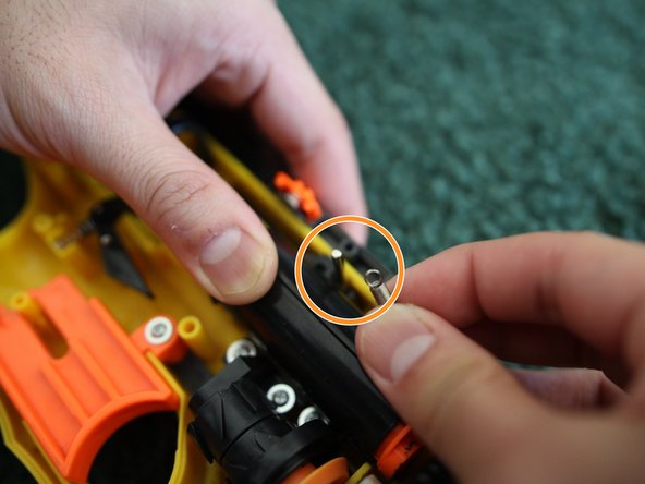 Nerf N-Strike Maverick Trigger Repair: step 7, image 2 of 2