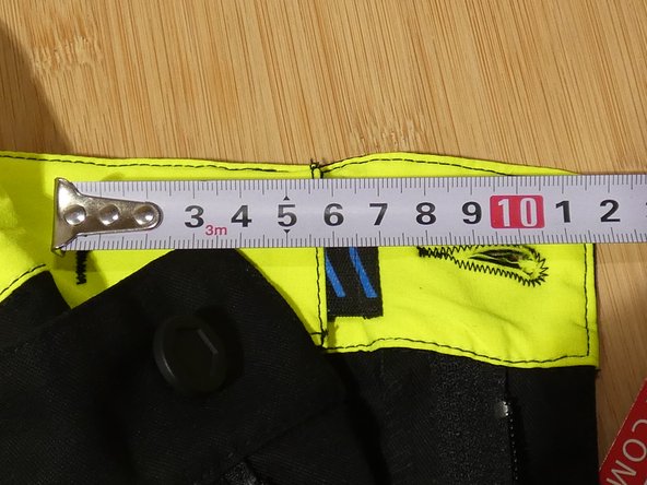 Engelbert Strauss Motion Work Pants: Replacing the Flexbelt Elastic Bands, The length of the elastic band: step 6, image 2 of 2
