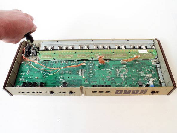 Korg MicroKORG Key Contact Strip Repair, Remove Key Contact Board: step 5, image 1 of 3