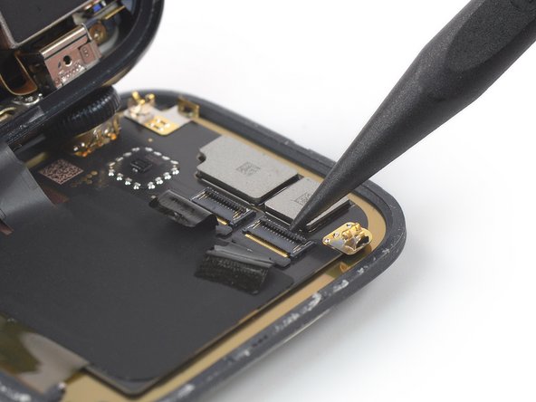 Apple Watch - Series 8 Screen Replacement, Unlatch the ZIF connectors: step 18, image 3 of 3