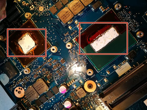 Asus N551JQ thermal paste replacement, Apply new thermal paste: crwdns2935265:020crwdnd2935265:03crwdnd2935265:03crwdne2935265:0