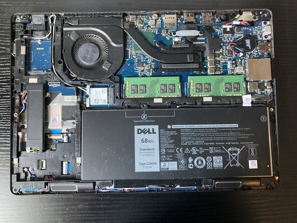 Dell Latitude 5491 Battery Replacement, Replace the Battery: step 3, image 2 of 2