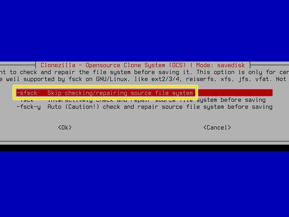How to Back Up a Computer using Clonezilla, Configure backup: 19 단계, 이미지 2개 중 2개