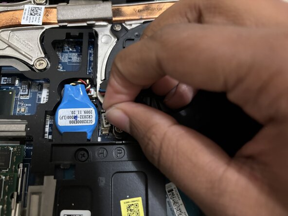 Dell Latitude E6400 Heatsink and Thermal Paste Replacement, Reinstalling Fan: crwdns2935265:07crwdnd2935265:02crwdnd2935265:02crwdne2935265:0