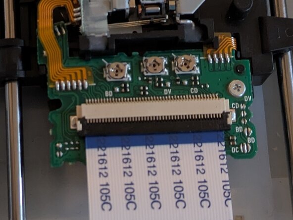 Panasonic DP-UB150-K Laser Replacement, Connect laser ribbon cable: crwdns2935265:012crwdnd2935265:03crwdnd2935265:03crwdne2935265:0