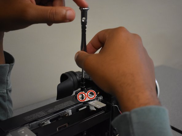 Sony Betamovie BMC-220 Power Button Replacement: step 5, image 2 of 2