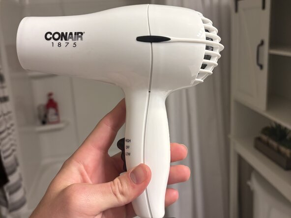 Conair 1875 Mesh Filter Replacement: step 8, image 1 of 1