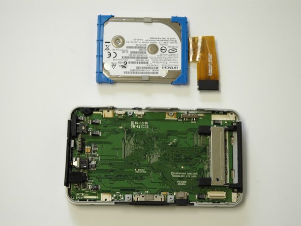 Creative Zen Vision W Hard Drive Replacement: crwdns2935265:06crwdnd2935265:03crwdnd2935265:03crwdne2935265:0