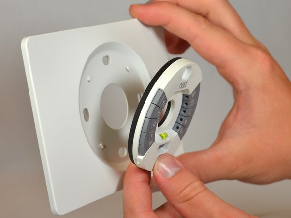 Nest Learning Thermostat 2nd Generation Base Motherboard Replacement, Remove base from trim plate: crwdns2935265:04crwdnd2935265:02crwdnd2935265:03crwdne2935265:0