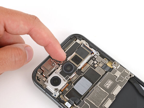 Google Pixel 10 Rear Cameras Replacement, Install the front camera bracket: 30 단계, 이미지 3개 중 3개