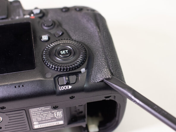 Canon EOS 5D Mark IV Shutter Dial Replacement, Back Cover: step 3, image 1 of 2