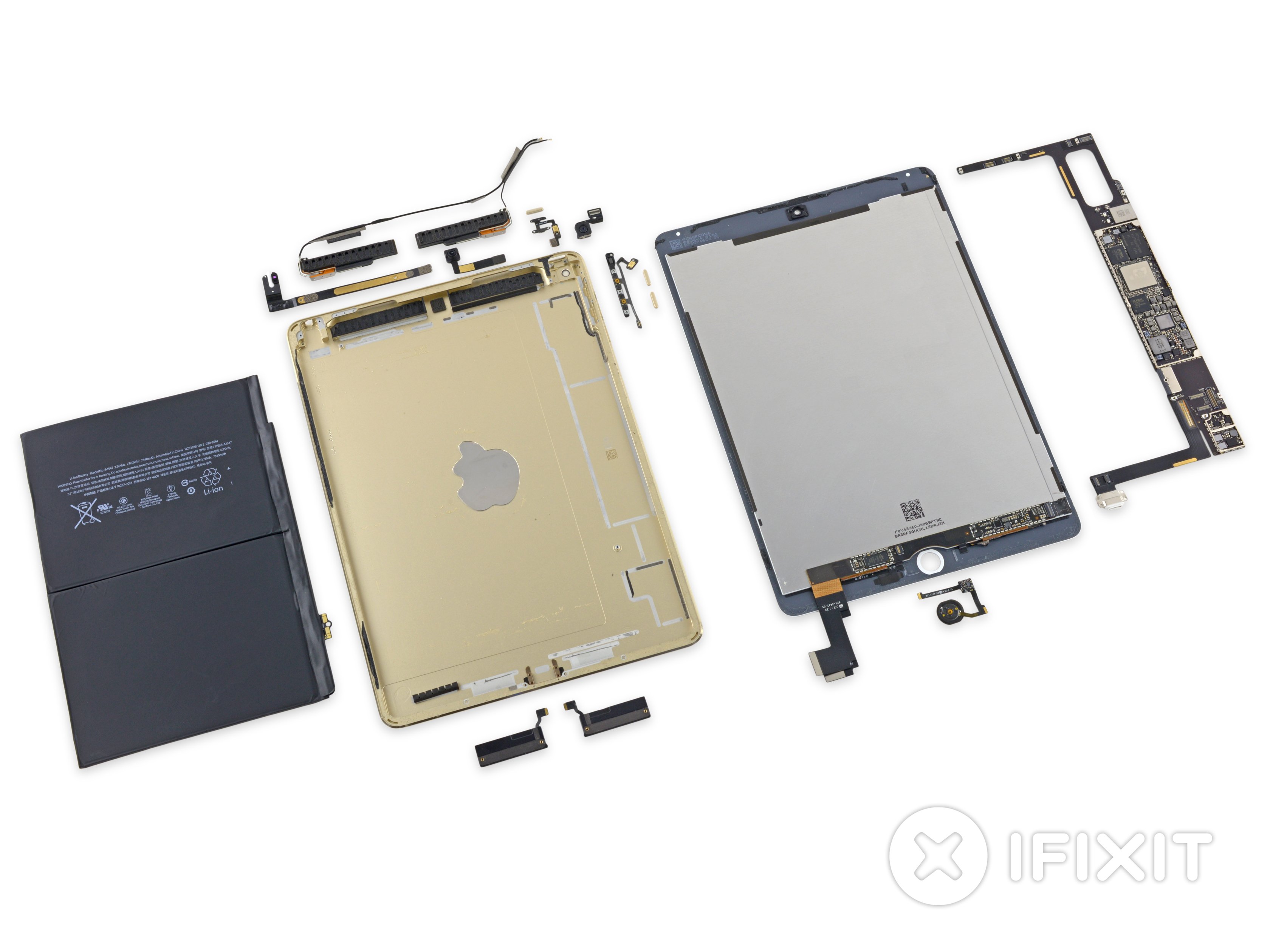 Apple iPad Air 2 (2nd Gen) - 2014 Dimensions & Drawings