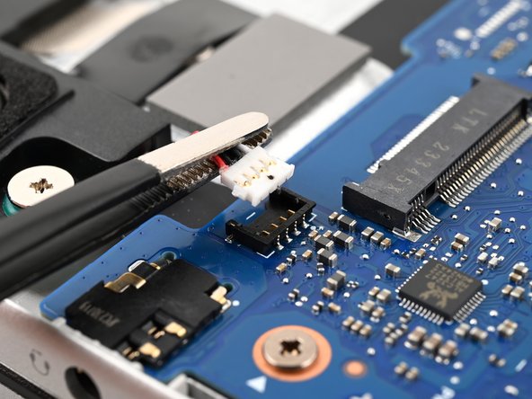 HP 15-fc0000 Series Speakers Replacement, Disconnect the speakers: crwdns2935265:018crwdnd2935265:02crwdnd2935265:02crwdne2935265:0