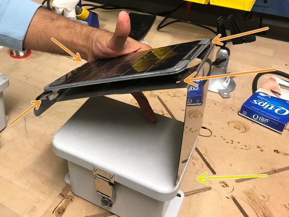 GI Node with Pressure Transducer Assembly, Attaching the Solar Panel: step 8, image 2 of 3