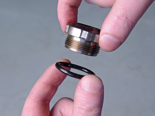 Replace this O-ring with the new O-ring included in the pump repair kit.