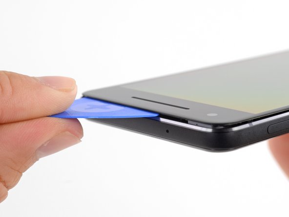 谷歌 Pixel 2 屏幕组件维修更换指南: 步骤 8 中的图像 1，2