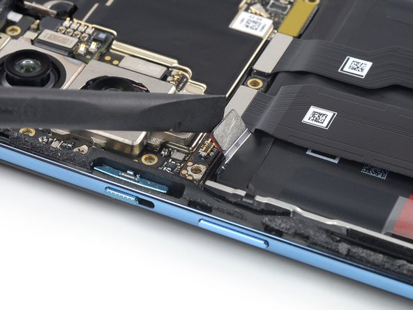 OnePlus 9 5G Screen Replacement, Disconnect the battery cable: step 18, image 2 of 2