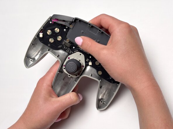 Disassembling ModRetro M64 Pro Controller, Back Enclosure: step 7, image 2 of 3