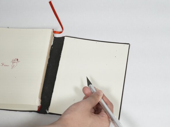 Soft Leather Journal Cover Replacement: 2 단계, 이미지 3개 중 2개