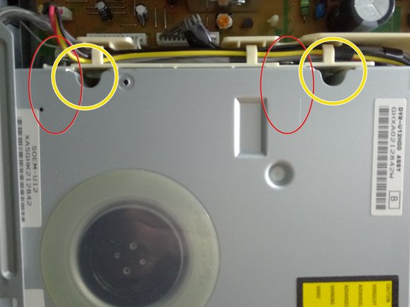 Sony RDR HX750 HX950 Disassembly, Remove DVD player: crwdns2935265:03crwdnd2935265:03crwdnd2935265:03crwdne2935265:0