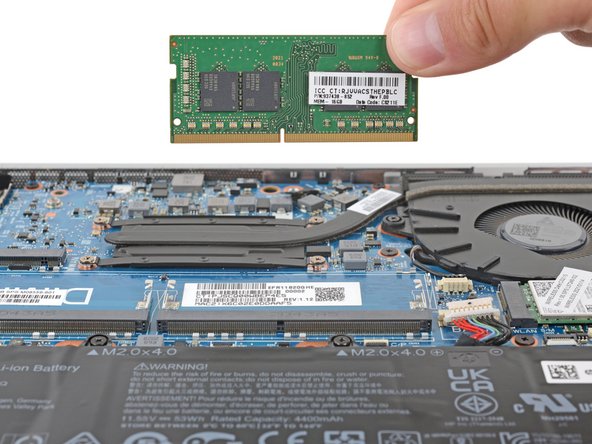 HP EliteBook 840 G7 Memory Module Replacement, Remove the memory module: crwdns2935265:08crwdnd2935265:03crwdnd2935265:03crwdne2935265:0