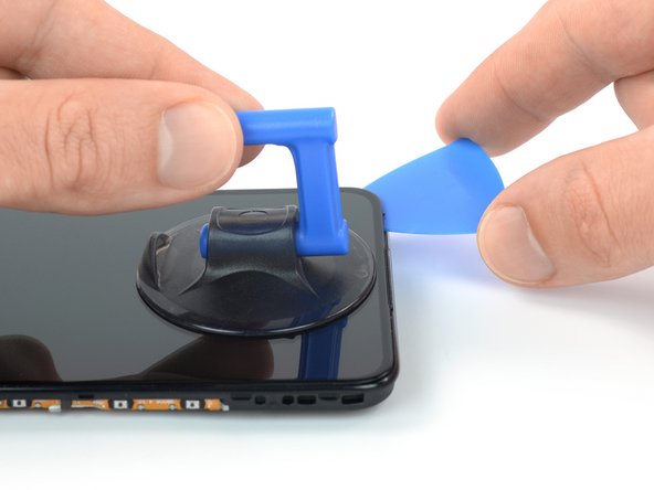 Xiaomi Redmi Note 11 Pro Screen Replacement, Insert an opening pick: crwdns2935265:028crwdnd2935265:03crwdnd2935265:03crwdne2935265:0