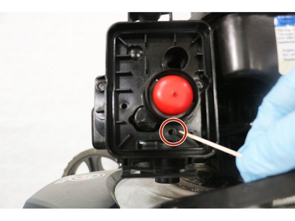 Changer le carburateur de la tondeuse 460BSP500E-3, Fixation du carburateur: stap 0, afbeelding 2 van 3