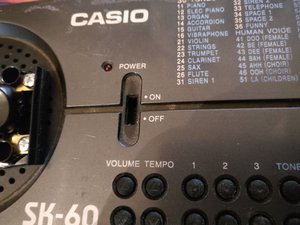 Casio sk60 clearance