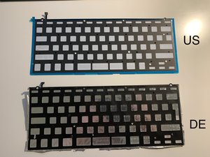 Solved Can I Use A Us Uk Layout Backlight On A German Keyboard Macbook Pro 13 Retina Display Late 13 Ifixit