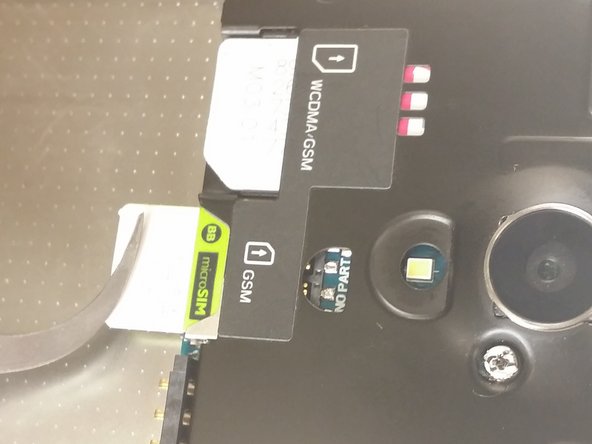 BLU Studio 5.0 S II MicroSIM Card Replacement, Remove the micro Sim card.: step 3, image 1 of 1