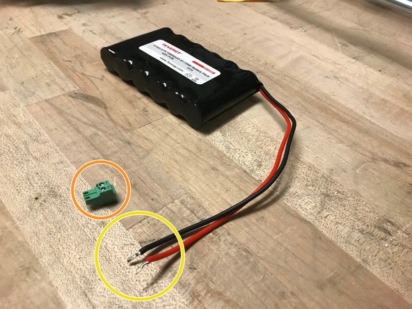 GI Node with Pressure Transducer Assembly, Preparing the Battery: step 22, image 2 of 3
