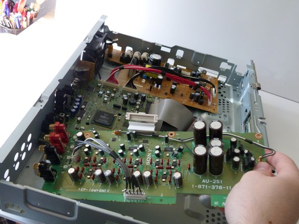 Sony BDP-S1 RC Socket Replacement: step 7, image 2 of 3