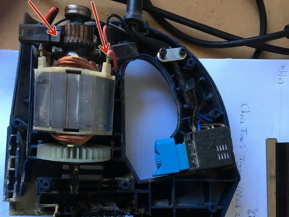 How to repair Einhell BT-JS 400E Jigsaw, Shows Jigsaw with cover removed: crwdns2935265:02crwdnd2935265:01crwdnd2935265:02crwdne2935265:0
