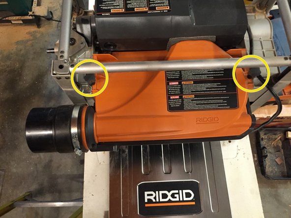 Ridgid R4300 Planer Cutting head with Byrd SHELIX Helical Cutter Head Replacement, Remove elevating mechanism: crwdns2935265:04crwdnd2935265:03crwdnd2935265:03crwdne2935265:0