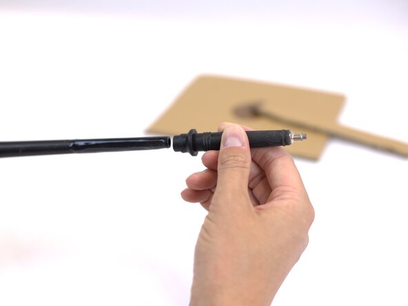 How to Replace the Tip of a Hiking Pole, Insert the tip: crwdns2935265:010crwdnd2935265:01crwdnd2935265:03crwdne2935265:0