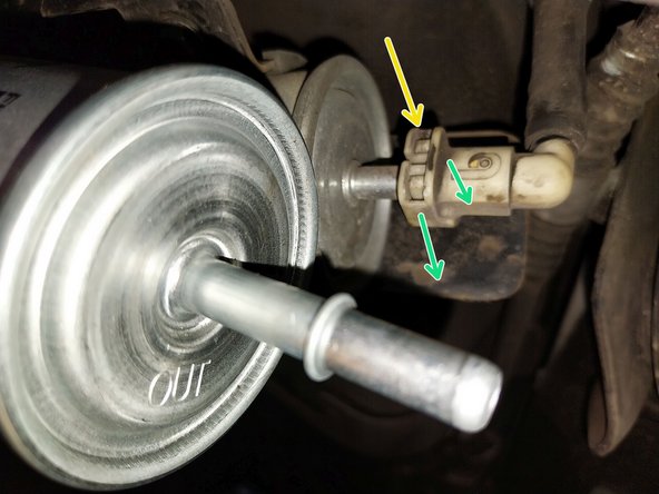 2011 Chevrolet Aveo Fuel Filter Replacement: step 6, image 3 of 3