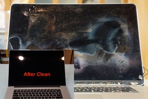 2015 15 Retina MacBook Pro staingate successfully removed using Armour Etch!  : r/macbookpro