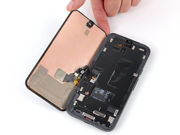 Google Pixel 8a Screen Replacement: step 9, image 2 of 3
