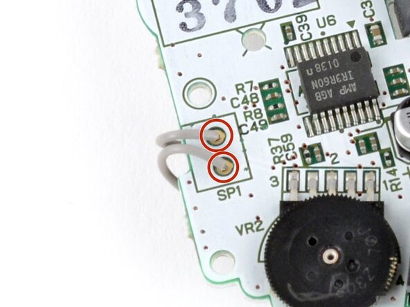 Game Boy Advance Speaker Replacement, Desolder the speaker wires: crwdns2935265:013crwdnd2935265:02crwdnd2935265:03crwdne2935265:0