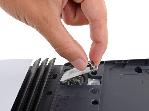 PlayStation 5 Pro CMOS Battery Replacement, Remove the CMOS battery cover: stap 0, afbeelding 2 van 3
