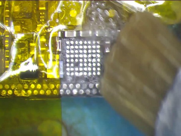 Repair tricks for desoldering & soldering of iPhone X charging IC