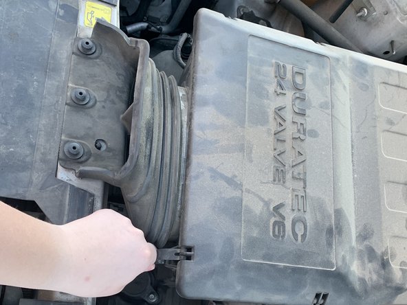 2008-2012 Ford Escape Air Filter Replacement: step 6, image 1 of 2