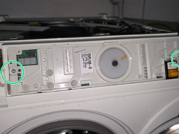 Miele W3 Washing Machine PCB Replacement, Remove the plexiglass cover: step 1, image 2 of 3